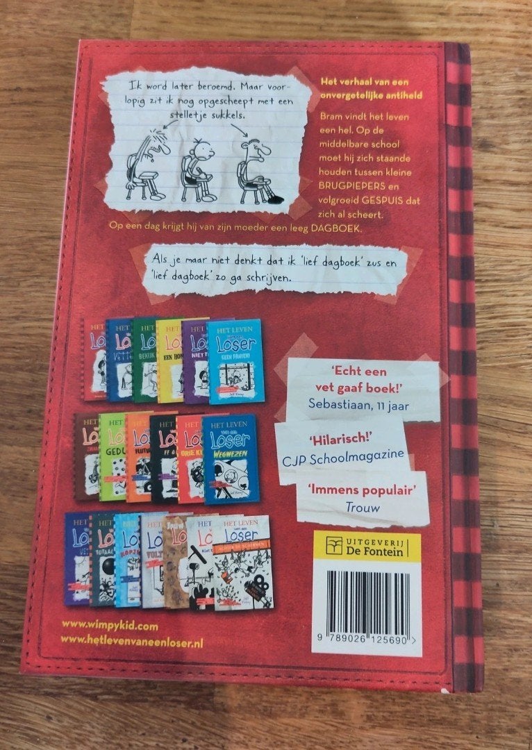 Het leven van een loser - Jeff Kinney - hardcover, Enlèvement ou Envoi, Comme neuf, Fiction général
