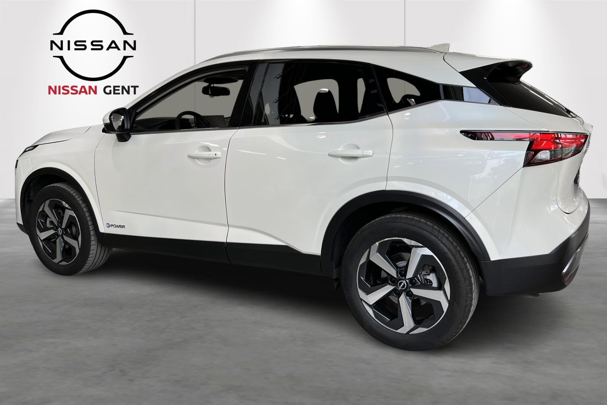 Nissan Qashqai ePOWER N-Connecta+DP // GMS STORE NISSAN GENT, Auto's, Nissan, 118 g/km, Stof, Wit, 5 zetels