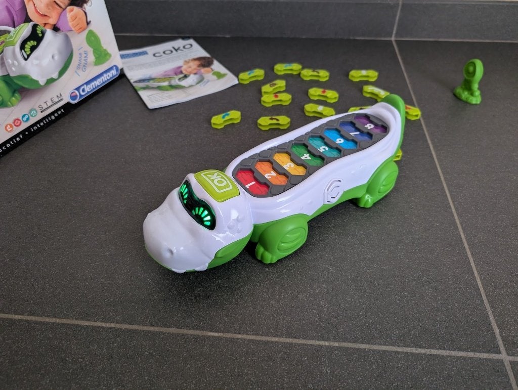Coko de Robot Krokodil - Clementoni, Ophalen, Zo goed als nieuw, Ontdekken, Met licht