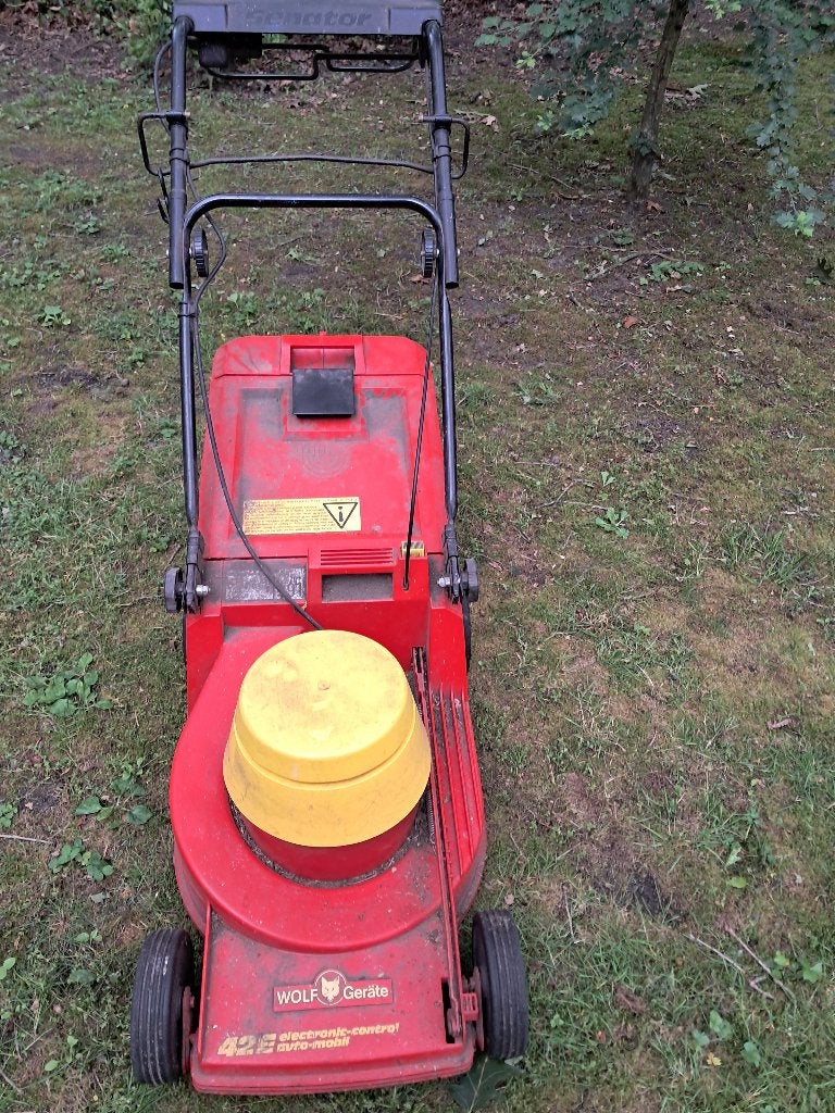 Electrische grasmachine Wolf-Gerate, Ophalen, Gebruikt, Versnellingen, Elektrische grasmaaier