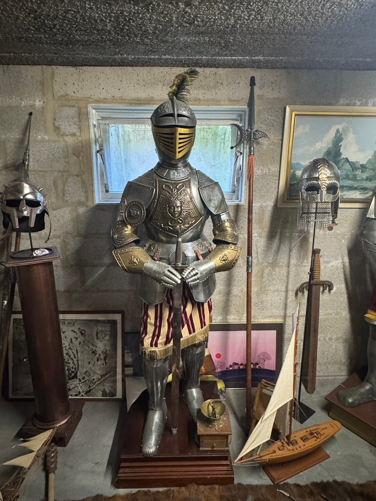 Armure medieval, Enlèvement, Vintage