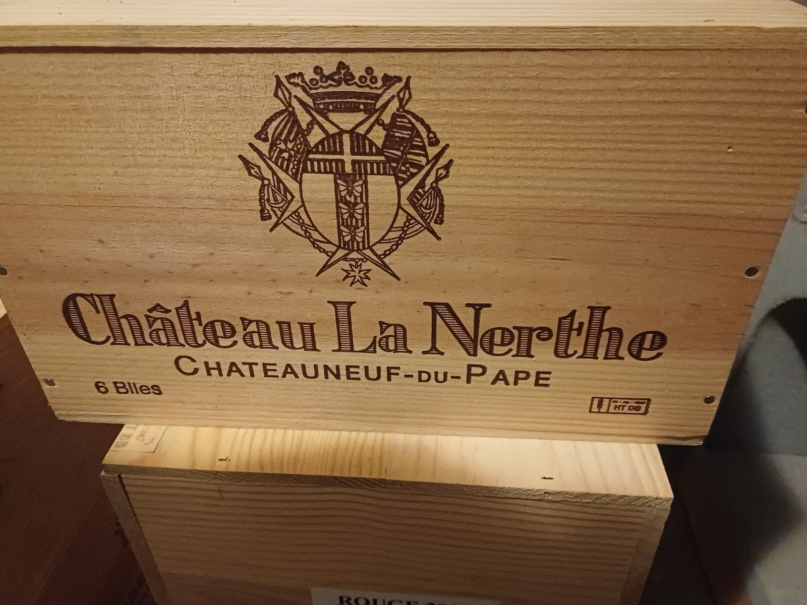 Chateauneuf du pape la nerthe cadettes 6 flessen, Ophalen, Nieuw, Frankrijk