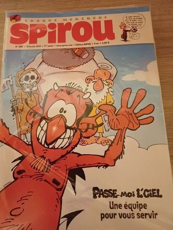 Set van 6 nieuwe tijdschriften Journal Spirou (jaar 2014), Verzenden, 1980 tot heden, Krant