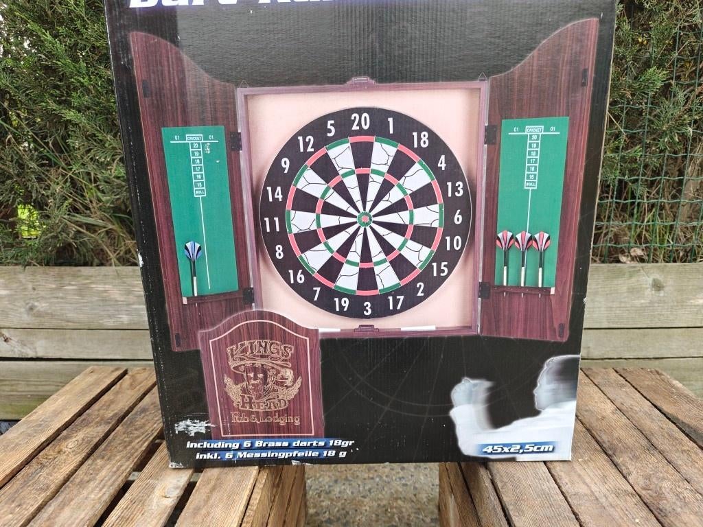 Dartbord kast set met pijlen, Ophalen, Nieuw, Dartbord