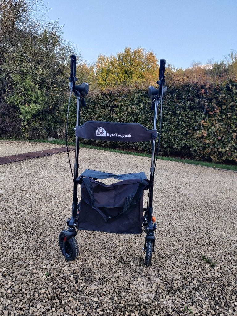 Rollator ByteTecpeak R2 léger et pliable, appuis avant-bras, Enlèvement, Poids léger, Neuf