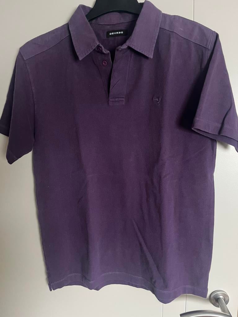 Paarse heren polo van Devred, Ophalen, Gedragen, Maat 56/58 (XL), Paars