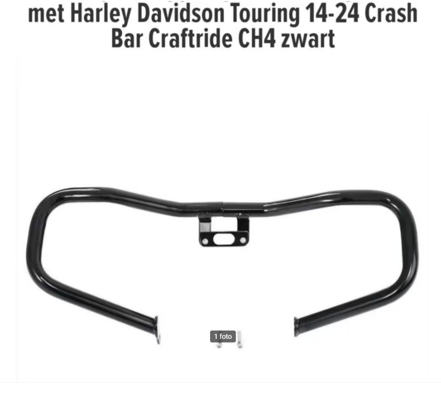Crash Bar (snor)  Harley Davidson, Motos, Enlèvement, Utilisé