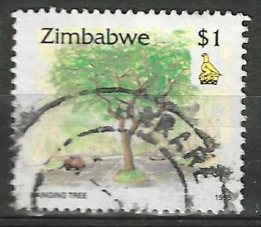 Zimbabwe 1995 - Yvert 324 - Boom van opgehangen mannen (ST), Verzenden, Zimbabwe, Gestempeld