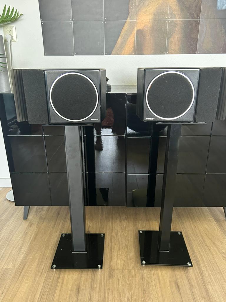 Vintage Bose Direct  Reflection box referbished, Audio, Tv en Foto, Luidsprekerboxen, Ophalen, Refurbished, Front, Rear of Stereo speakers