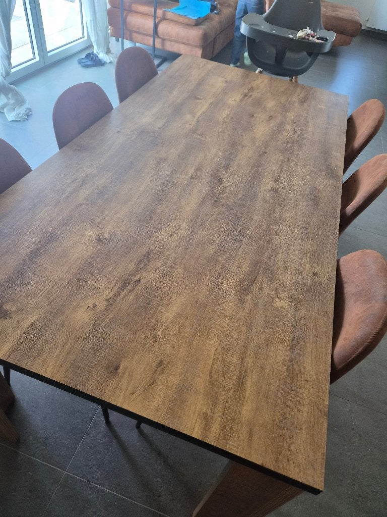 Eettafel en 6 stoelen, Huis en Inrichting, Tafels | Eettafels, Ophalen
