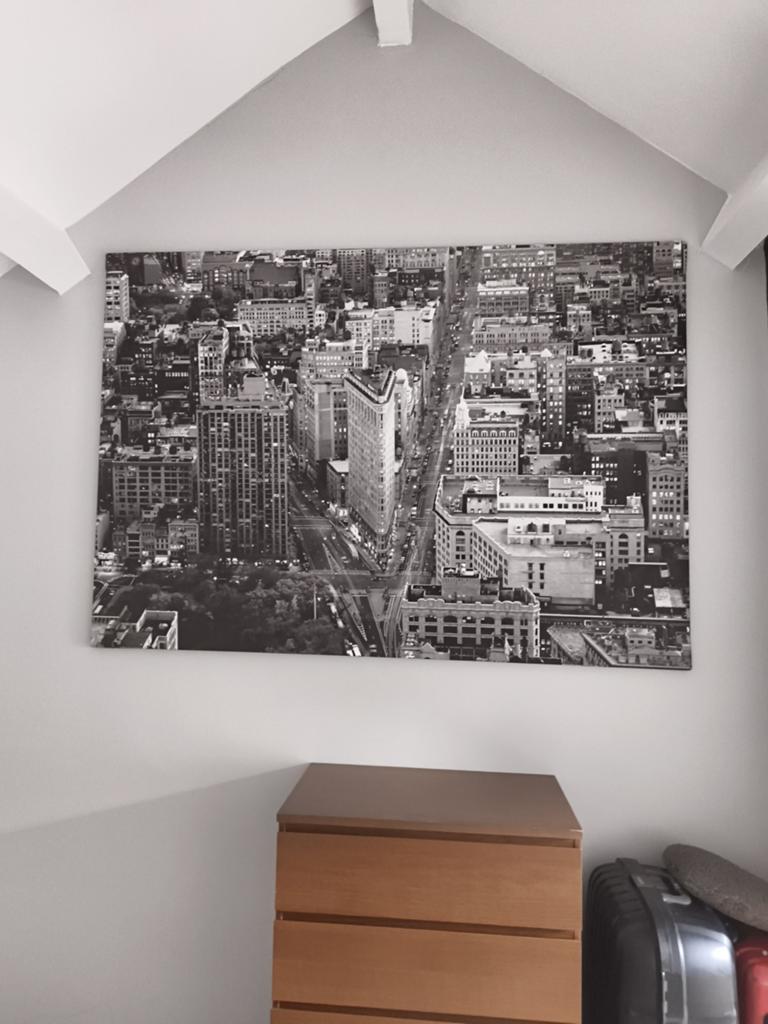 Ikea fotolijst, Ophalen