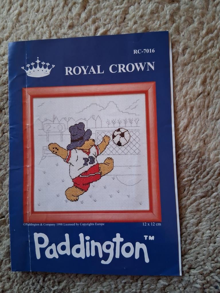 Borduurpatroon Beertje Paddington, Hobby & Loisirs créatifs, Broderie & Machines à broder, Enlèvement ou Envoi, Patron