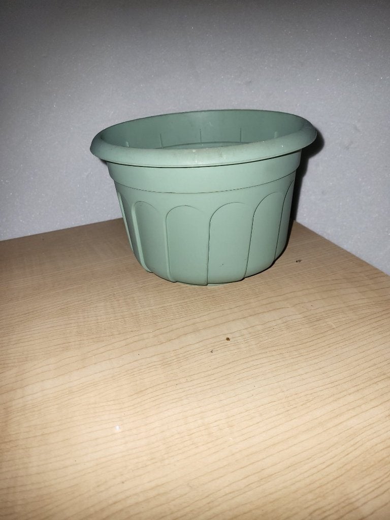 bloempot groen, Tuin en Terras, Ophalen of Verzenden, Zo goed als nieuw, Kunststof