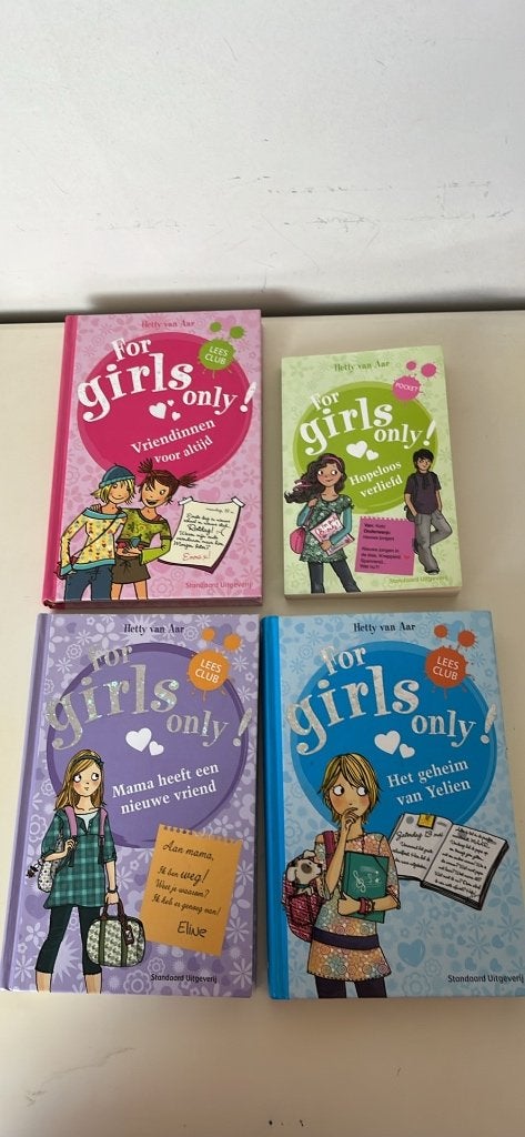 For girls only boeken, Boeken, Ophalen, Gelezen, Hetty Van Aar