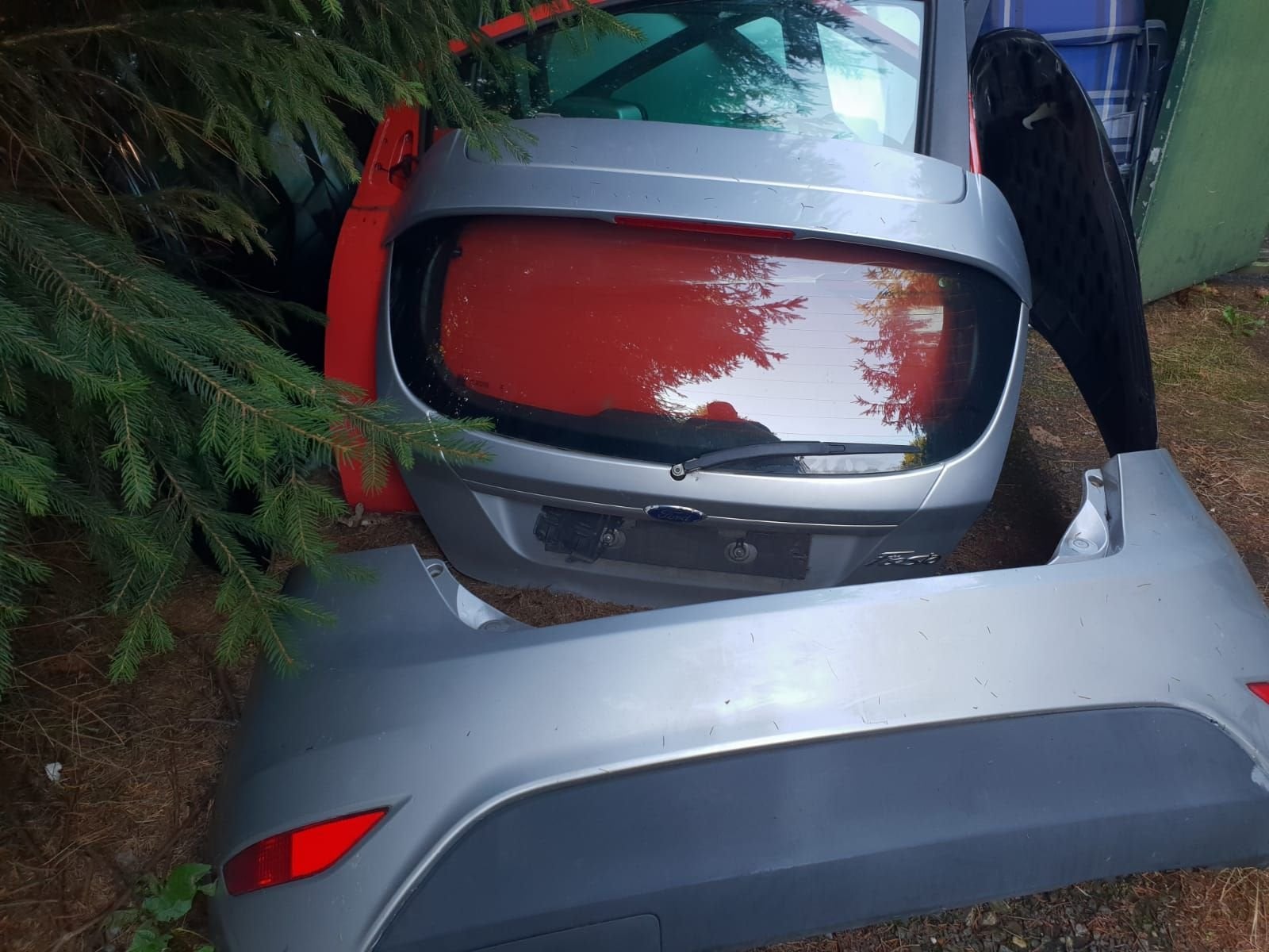 FORD FIESTA ACHTERKLEP +SPOILER +ACHTER BUMPER  BJ 2011, Arrière, -, Haillon arrière, -