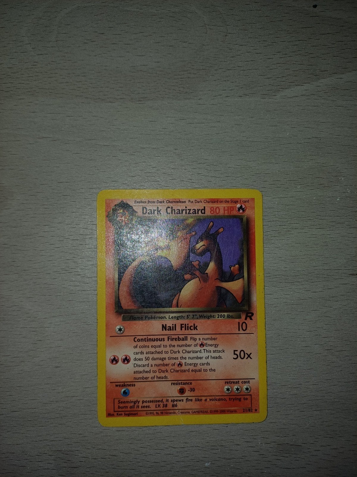 Dark Charizard, Enlèvement