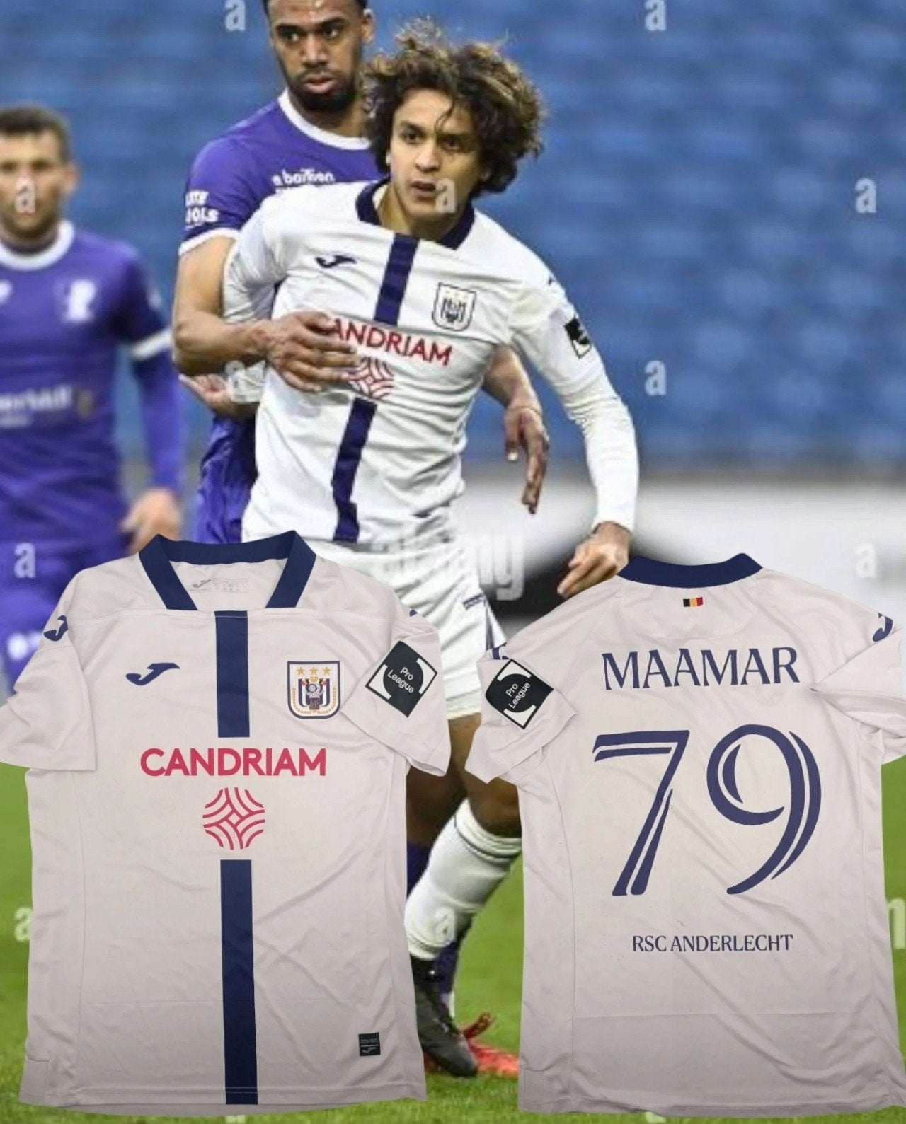 maillot RSC Anderlecht shirt Maamar, Enlèvement ou Envoi