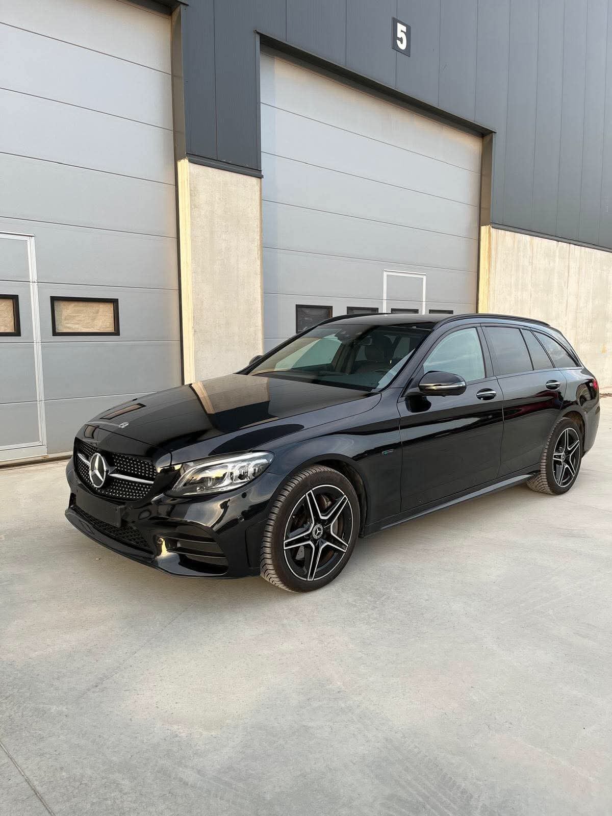 Mercedes c300de 2021 amg line full option, Auto's, Mercedes-Benz, Particulier, C-Klasse, 360° camera, ABS, Achteruitrijcamera