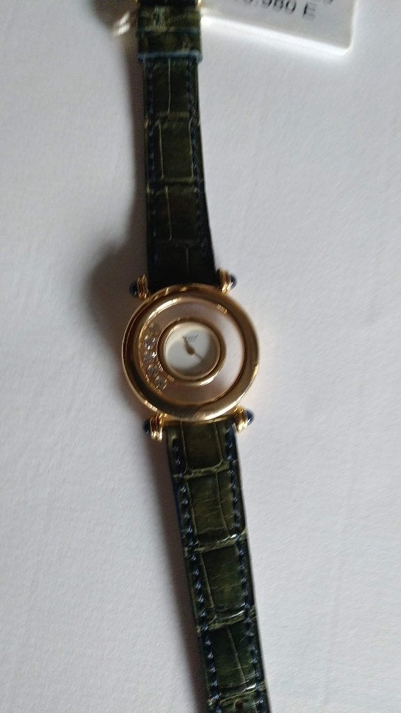Chopard, or 18 carats et Brillants Jamais portée Neuve, Bijoux, Sacs & Beauté, Montres | Femmes, Autres marques, Cuir, Or, Enlèvement