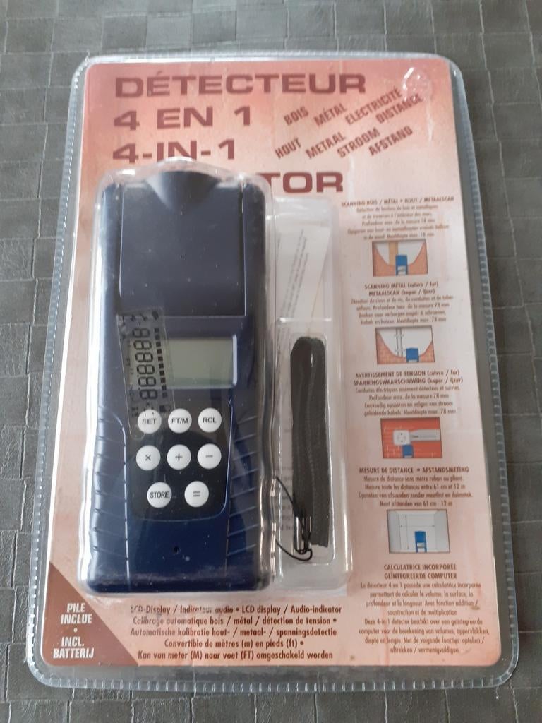 Detector 4 in 1, Enlèvement ou Envoi, Comme neuf, Électricité