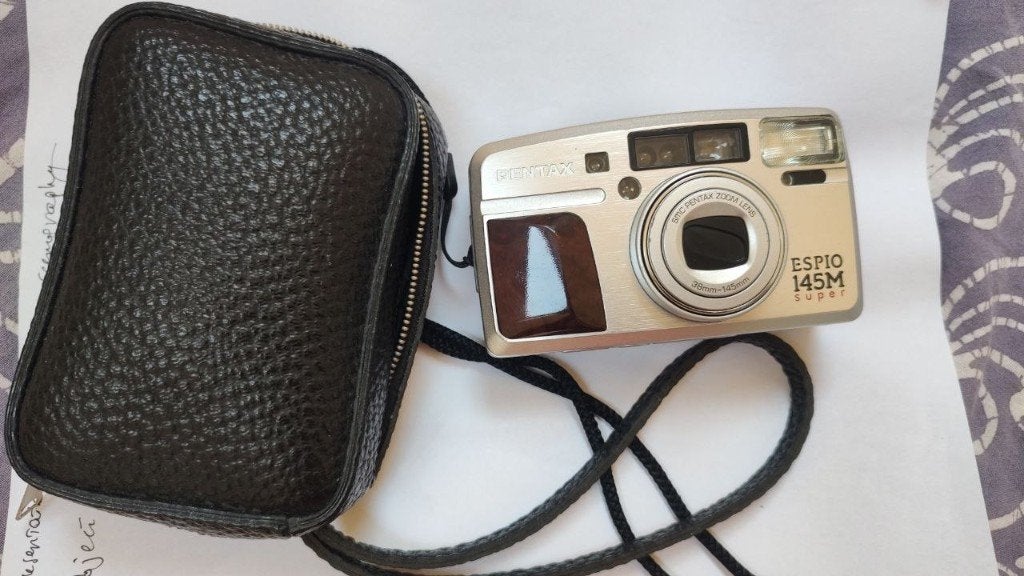 Pentax Espio 145M analogue photo camera, Appareil photo compact, Enlèvement, Utilisé, Batterie incluse