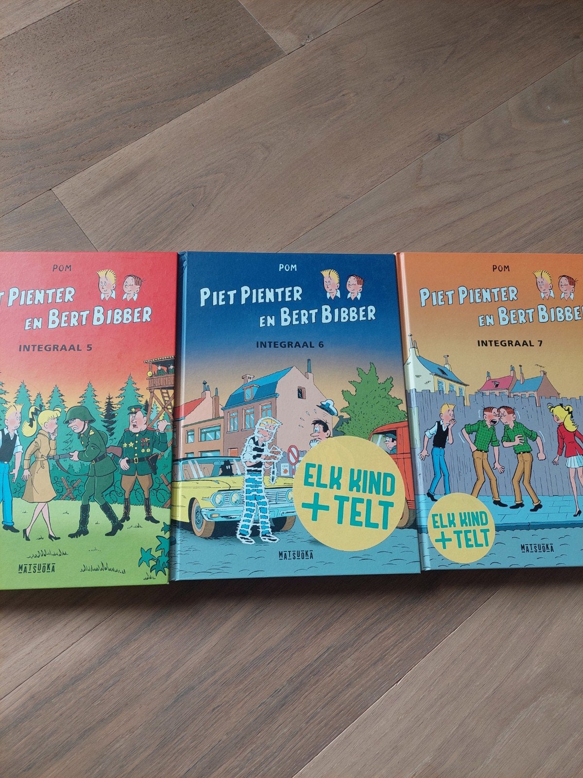 Stripboeken Piet Pienter en Bert Bibber 3x omnibus, Boeken, Ophalen