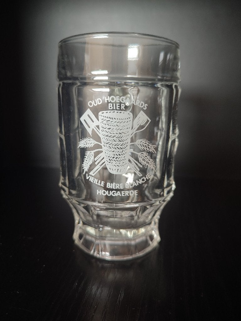 Bierbekers witbier (Hoegaarden & Detergems Witbier), Verzamelen, Ophalen, Zo goed als nieuw, Bierglas