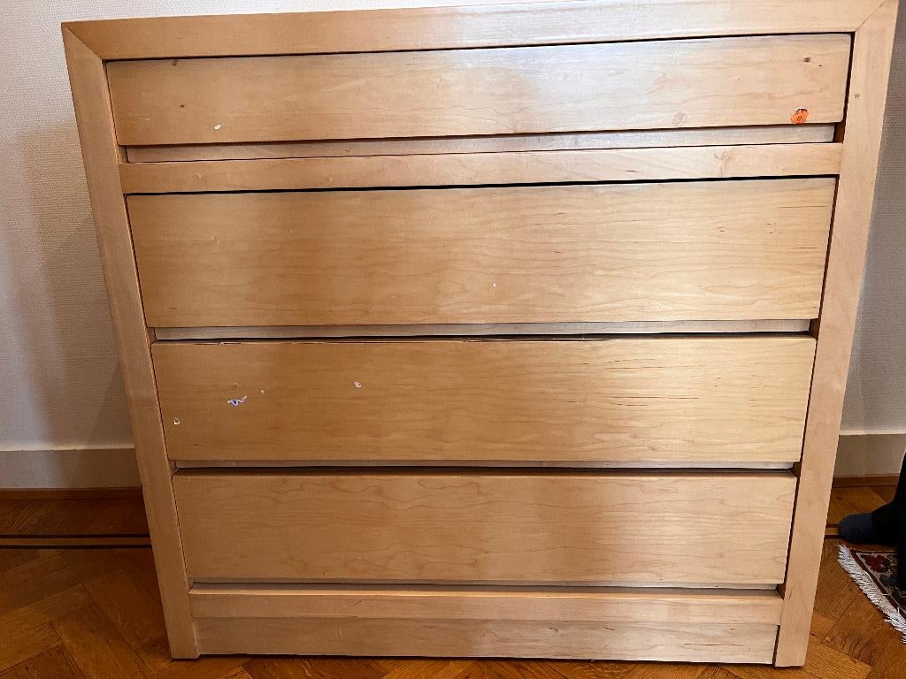 notenhouten dressoir, Ophalen, Gebruikt, Eikenhout, 50 tot 100 cm