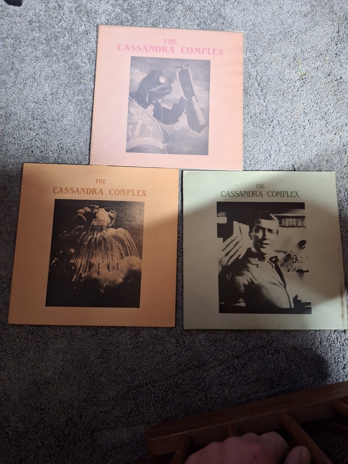 Set van 3 vinylplaten, het Cassandre complex 2, 45 en 1, 33, Cd's en Dvd's, Vinyl | Hardrock en Metal, Ophalen of Verzenden