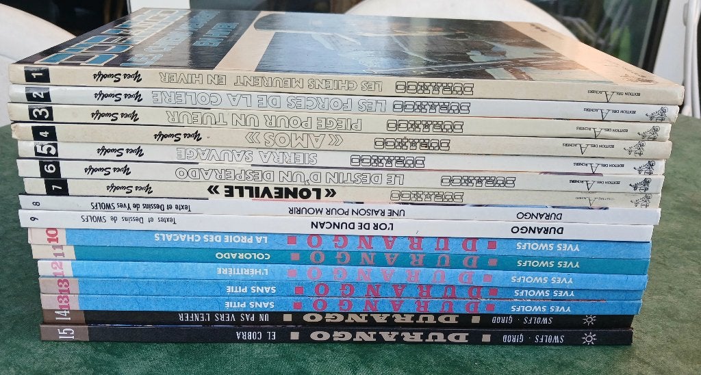 16 bd Durango, Gelezen, Complete serie of reeks, Ophalen of Verzenden, Yves Swolfs.
