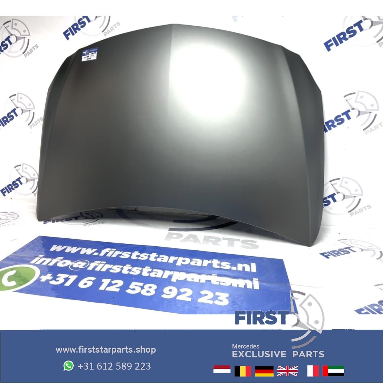 W176 motorkap Mercedes A Klasse 2012-2018 origineel wit zwar, Utilisé, -, Capot moteur, Avant