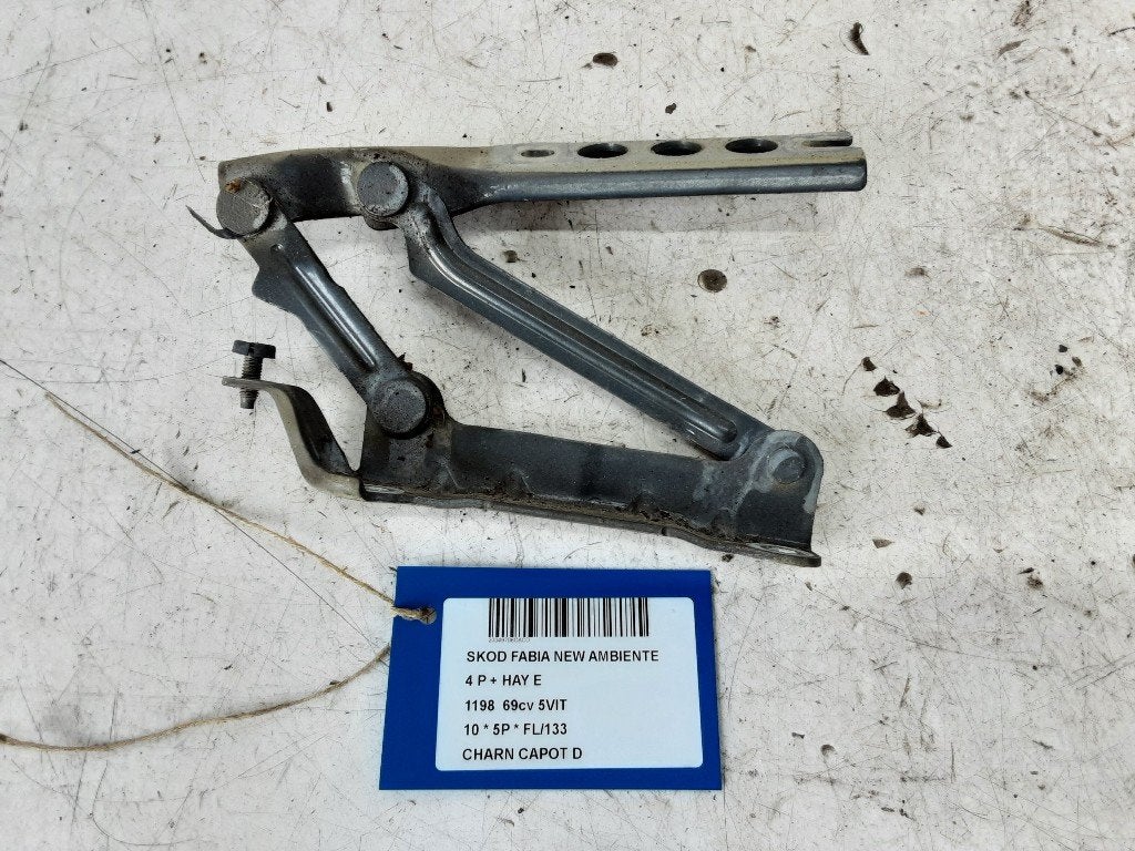 CHARNIERE DE CAPOT DROIT Skoda Fabia II (5J), Autos : Pièces & Accessoires, Mevr. I. Hauben, Utilisé, Skoda, Rue de l'Espoir 34 34
4030  GRIVEGNÉE, BE
