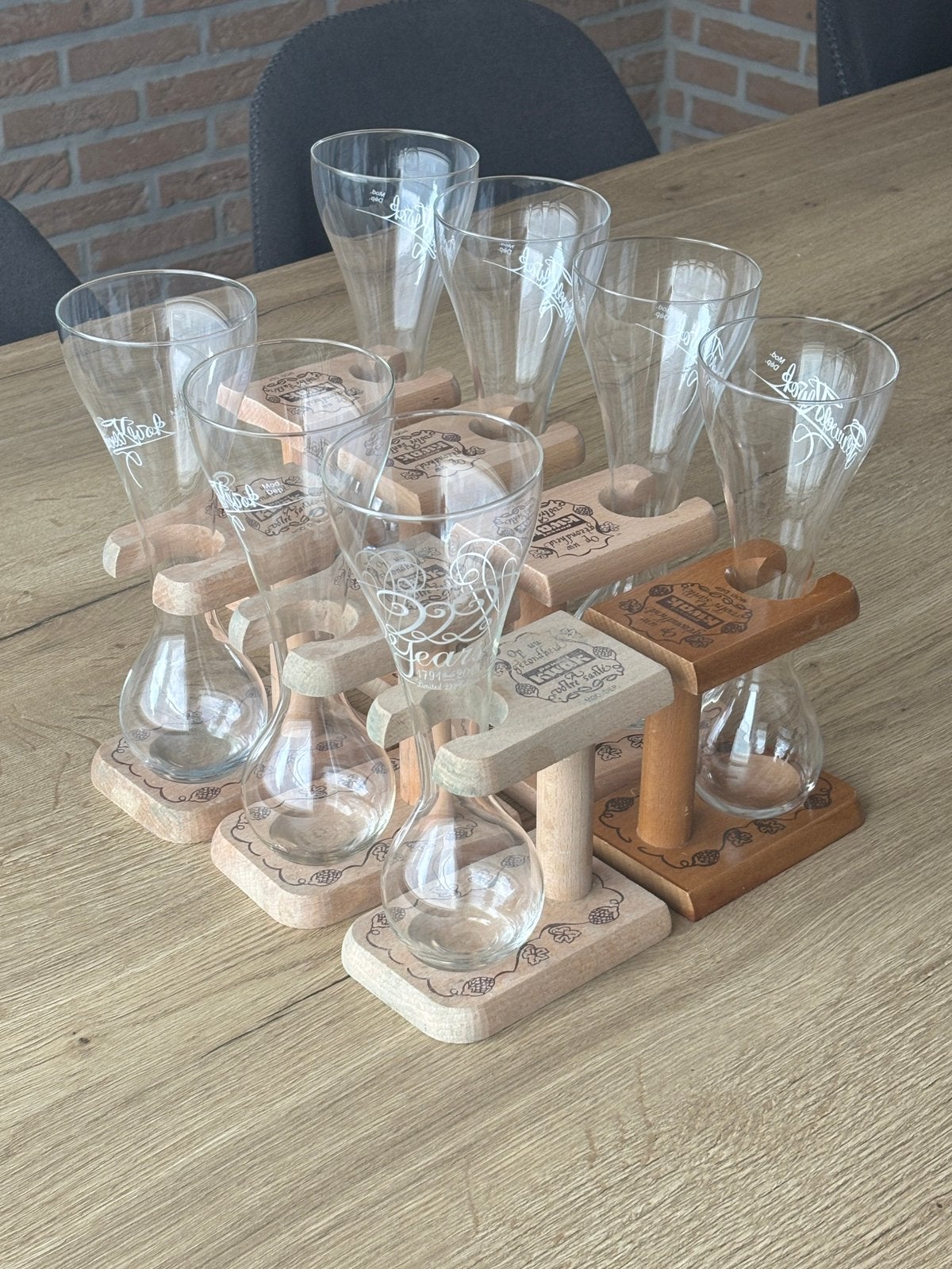 7x Kwak glazen, Verzamelen, Ophalen, Gebruikt, Bierglas