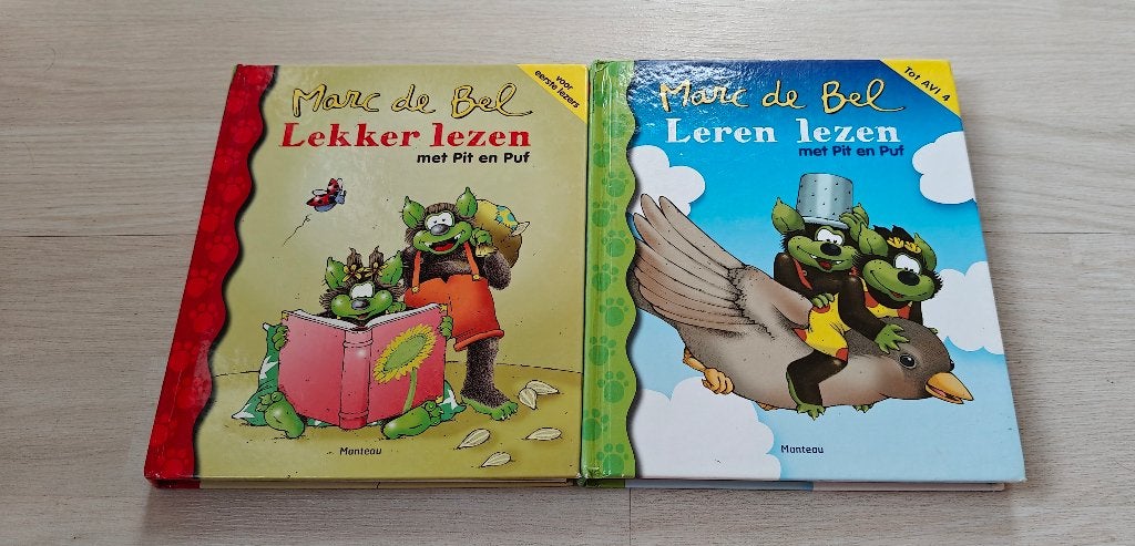 Marc de Bel: 2 x leren lezen met Pit en Puf, Boeken, Ophalen of Verzenden, Gelezen, Marc de Bel