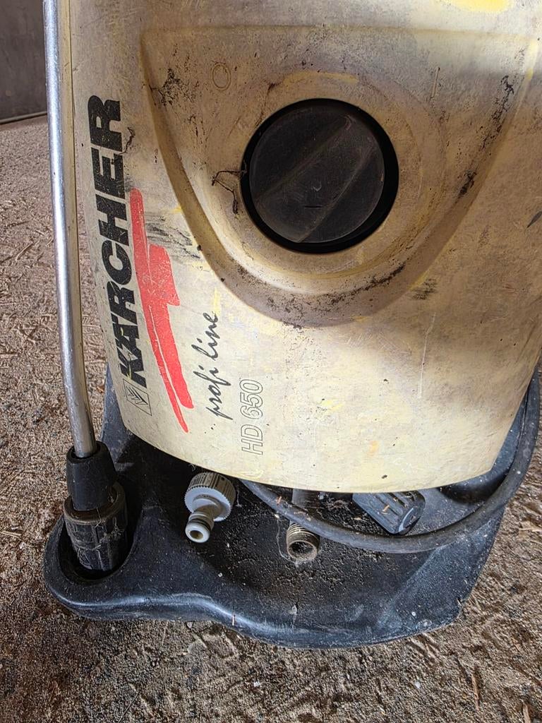 Hoge druk karcher, Ophalen