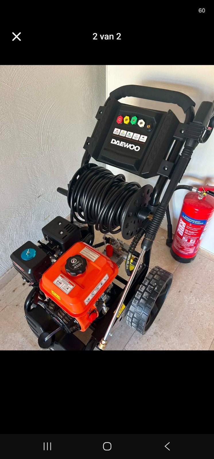 NIEUW! Daewoo Benzine Hogedrukreiniger 7 PK – Nooit Gebruikt, Ophalen, Benzine
