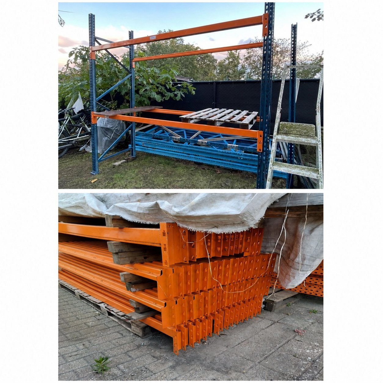 Palletstelling | 11 staanders + 50 liggers, Ophalen