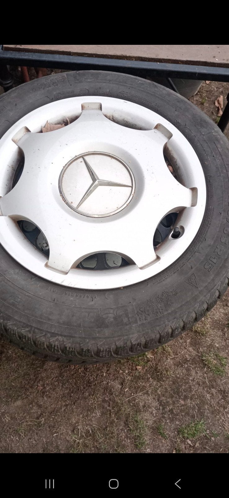 4 winterbanden met stalen velgen!, Auto-onderdelen, Ophalen, Winterbanden, Velg(en)