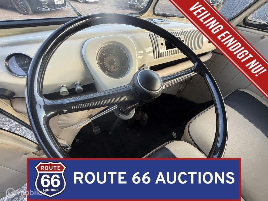 Volkswagen Type 2 Deluxe Microbus | 1961 | Route 66 Auctions, Volkswagen, Zwart, Bedrijf, Handgeschakeld