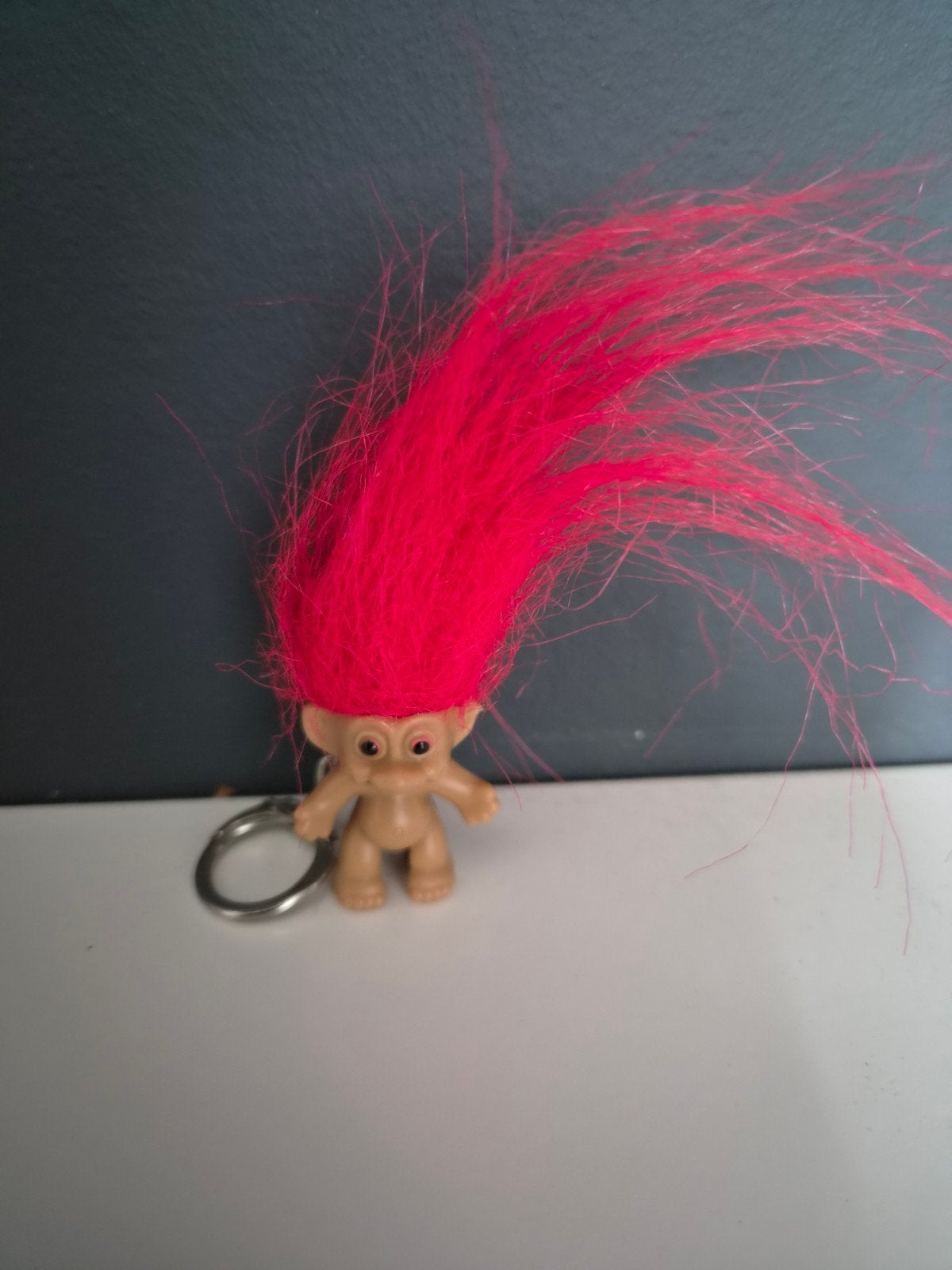 sleutelhanger troll vintage 8cm, Enlèvement ou Envoi