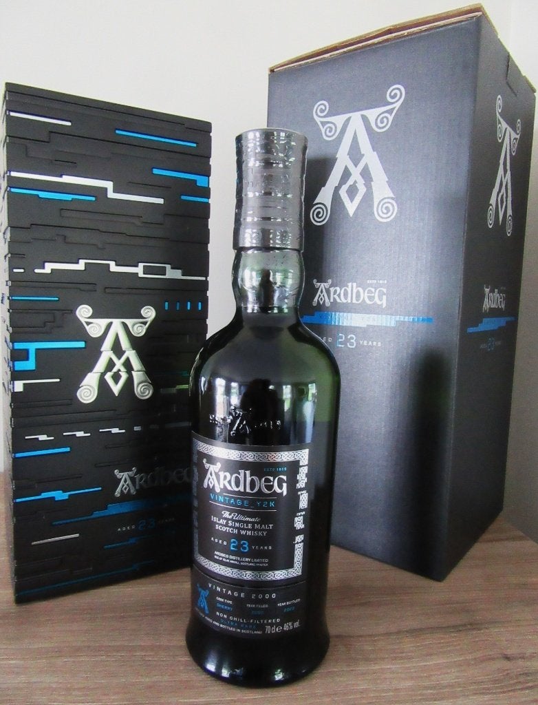 Ardbeg 2000 23 yo Vintage Y2K 70 cl Gift Box, Overige gebieden, Overige typen, Nieuw, Ophalen of Verzenden