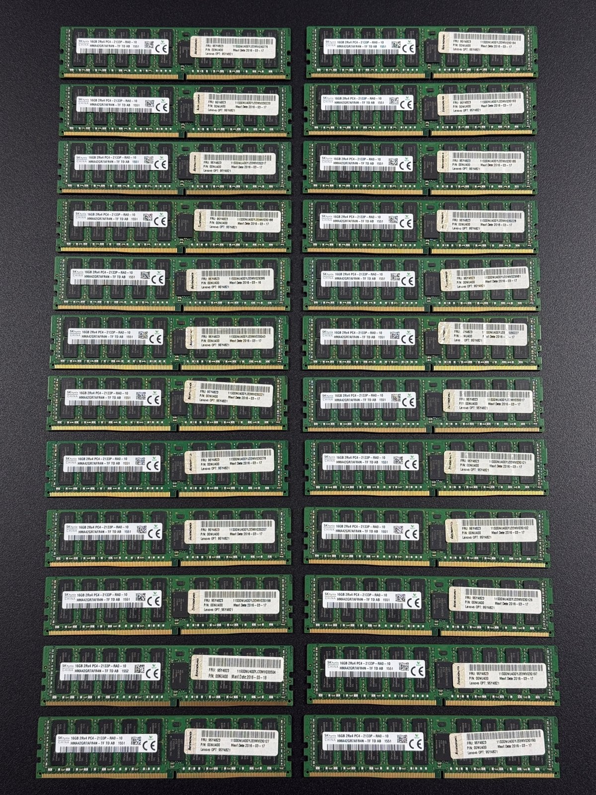 384GB SK Hynix DDR4 2133Mhz ECC server RAM geheugen, Informatique & Logiciels, Enlèvement ou Envoi, DDR4, Serveur, Utilisé