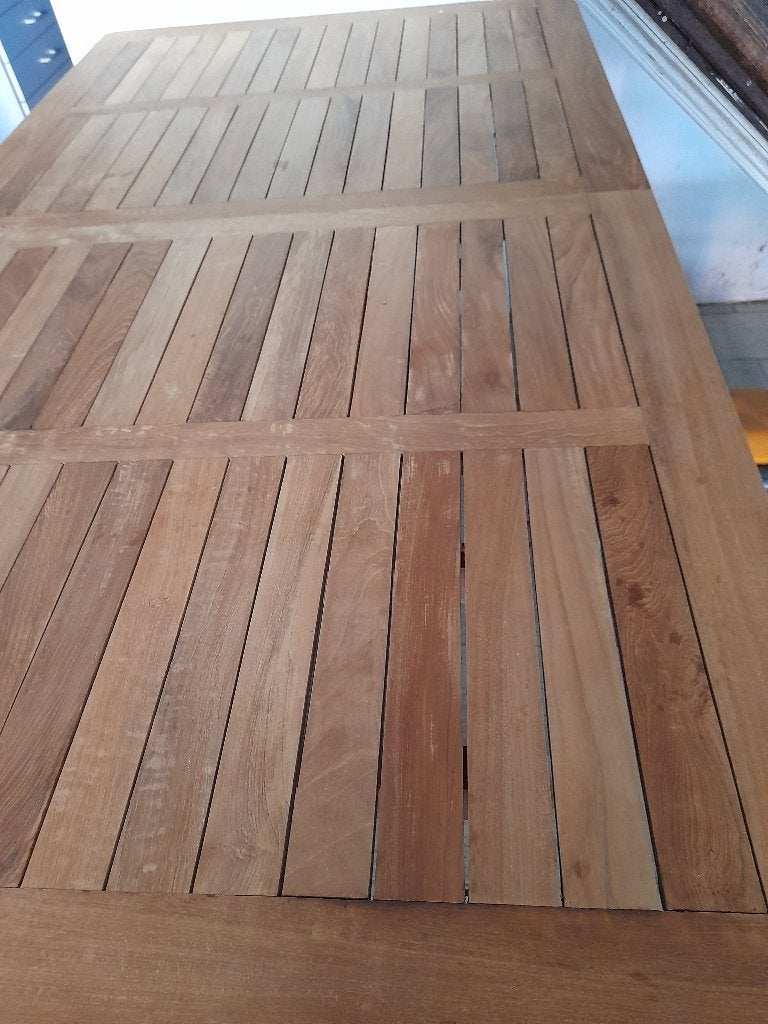 Teaken tuintafel, Tuin en Terras, Tuintafels, Ophalen, Nieuw, Rechthoekig, Teakhout