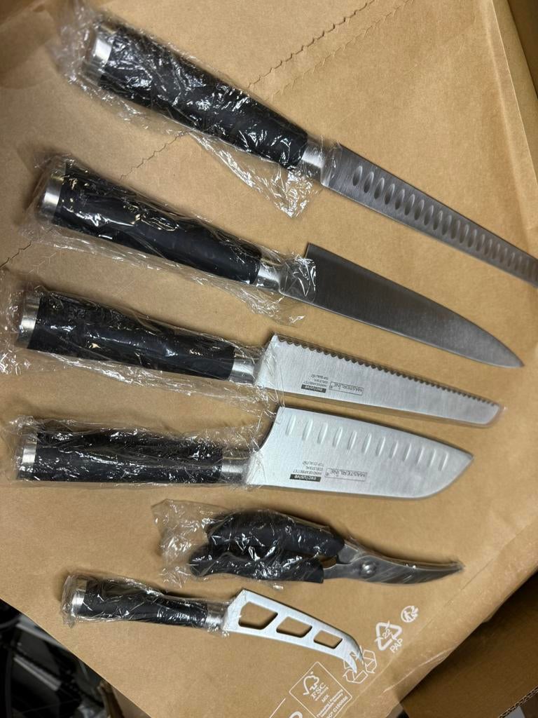 6 delige messenset . nieuw !, Enlèvement ou Envoi, Neuf, Couverts en vrac, Résiste au lave-vaisselle