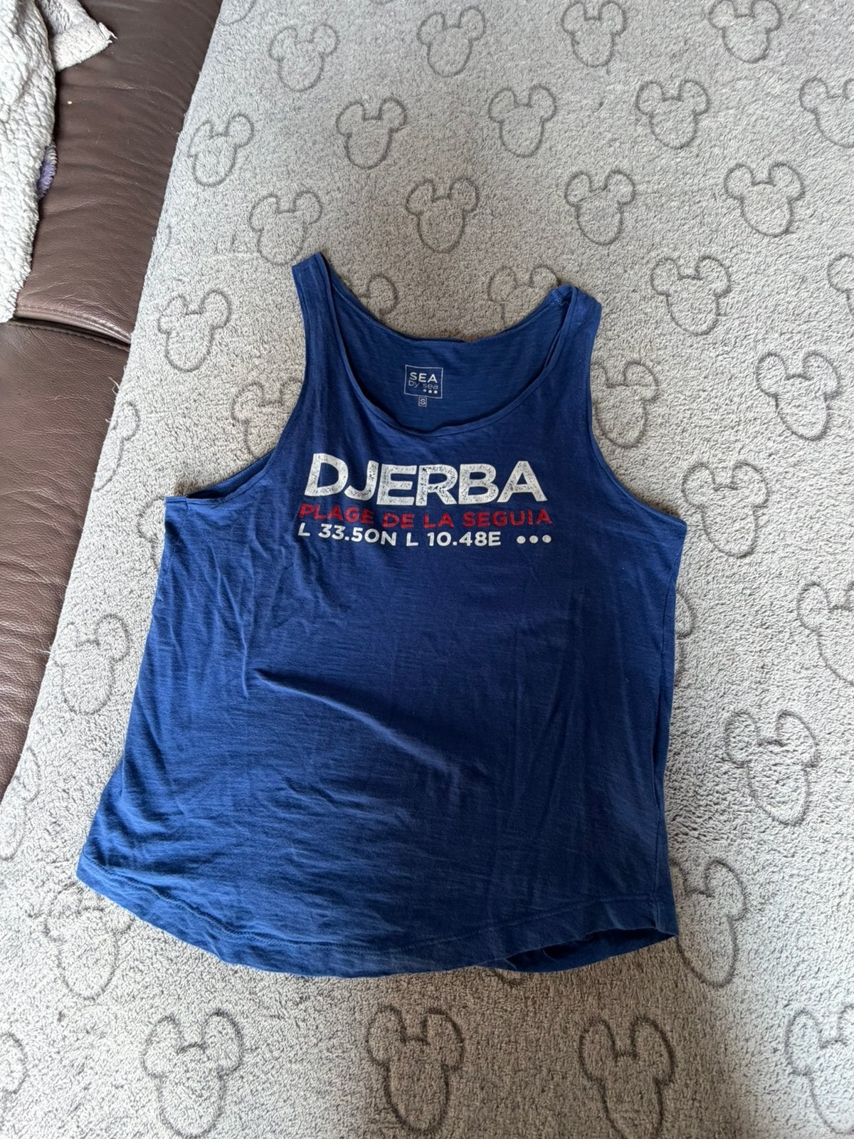 Top, Kleding | Dames, Topjes, Ophalen, Gedragen, Blauw, Zonder mouw