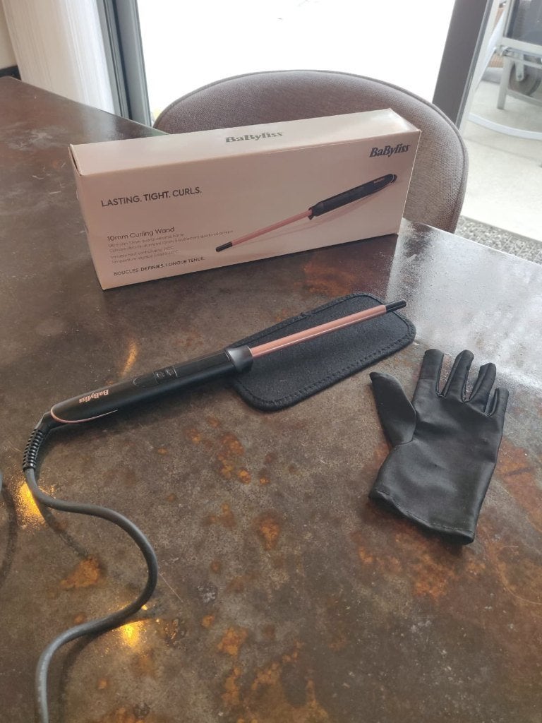 BaByliss 10 mm Curling Wand C449E Krultang, Handtassen en Accessoires, Uiterlijk | Haarverzorging, Ophalen of Verzenden, Zo goed als nieuw