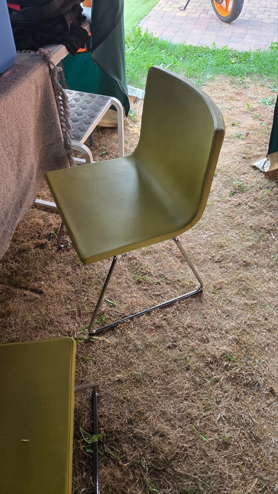 eetkamerstoelen limoen 4 stuks, Huis en Inrichting, Ophalen