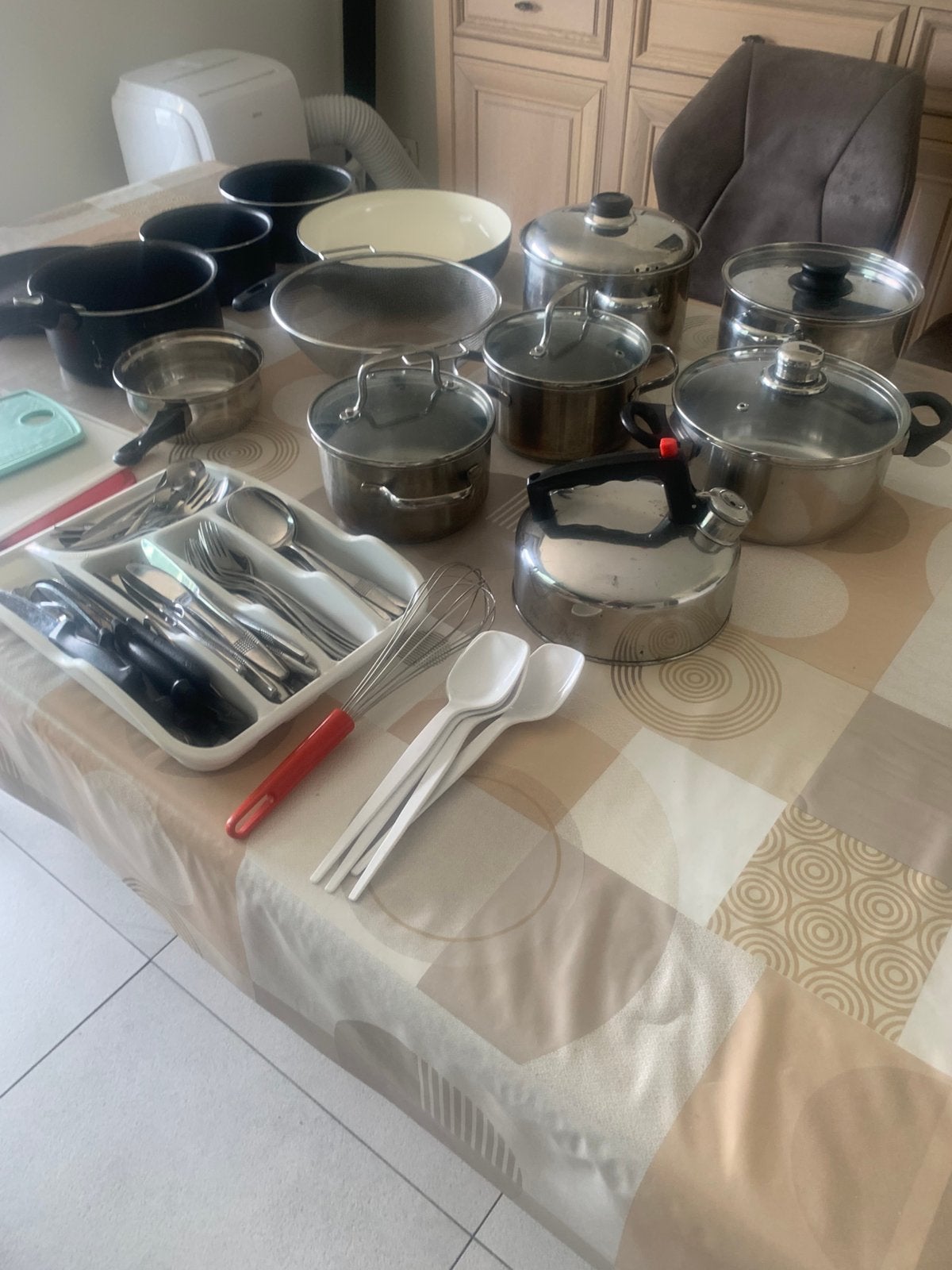 Pottten en pannen, Maison & Meubles, Cuisine | Casseroles & Poêles, Enlèvement, Comme neuf