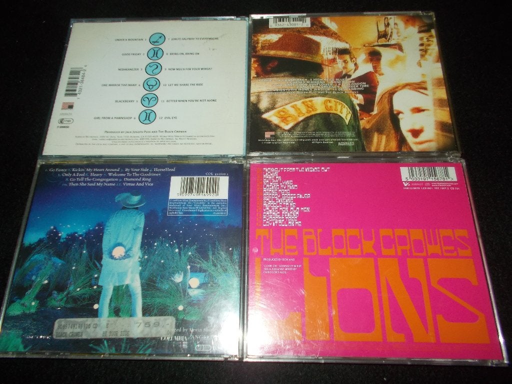 THE BLACK CROWES - 4CD's te koop in 1 Lot., Ophalen, Zo goed als nieuw, Blues Rock, Album
