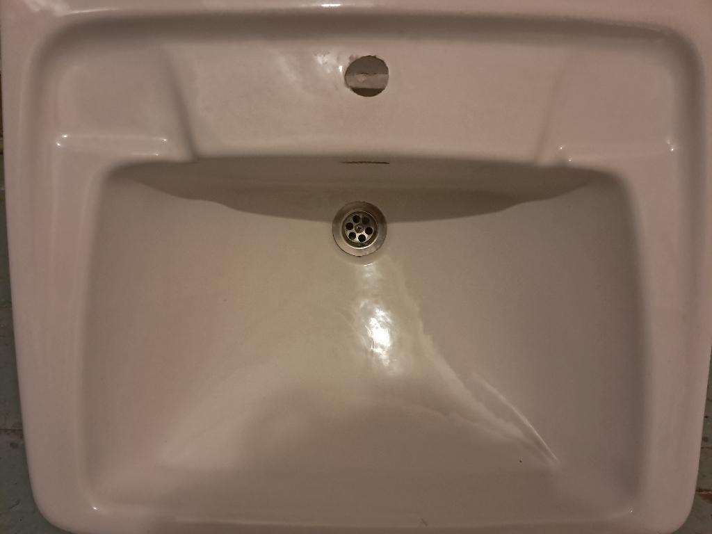 Lavabo Lave-mains - Céramique Blanc - L 58 cm - l 48 cm., Enlèvement, Lavabo